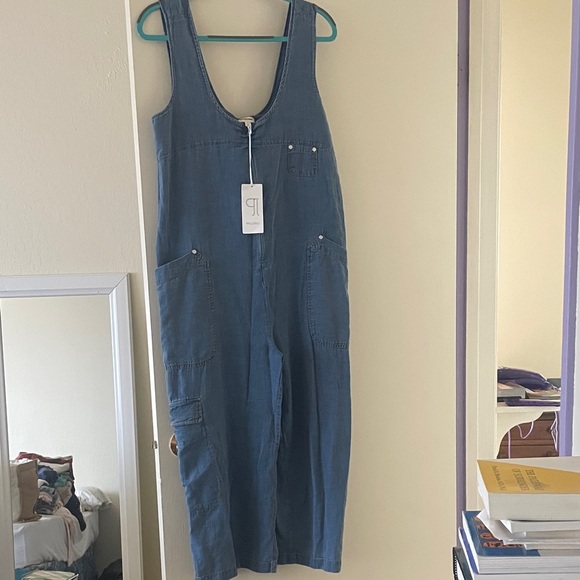 Pilcro Pants - Anthropologie Pilcro Women’s Blue Denim Jumpsuit